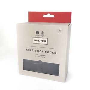 Hunter | Kids Fleece Boot Socks Black Small